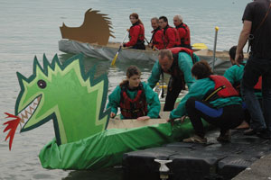 Teamevent Drachenbootsbau