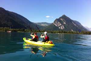 Kajak Tour auf dem Thunersee