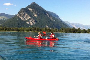 Kajak Kreuzfahrt auf dem Thunersee