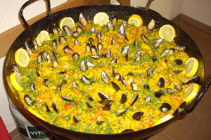 Paella Showkochen