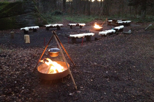 Waldfondue bei der Waldhütte