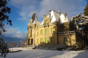 Winterzauber Schloss Hünegg